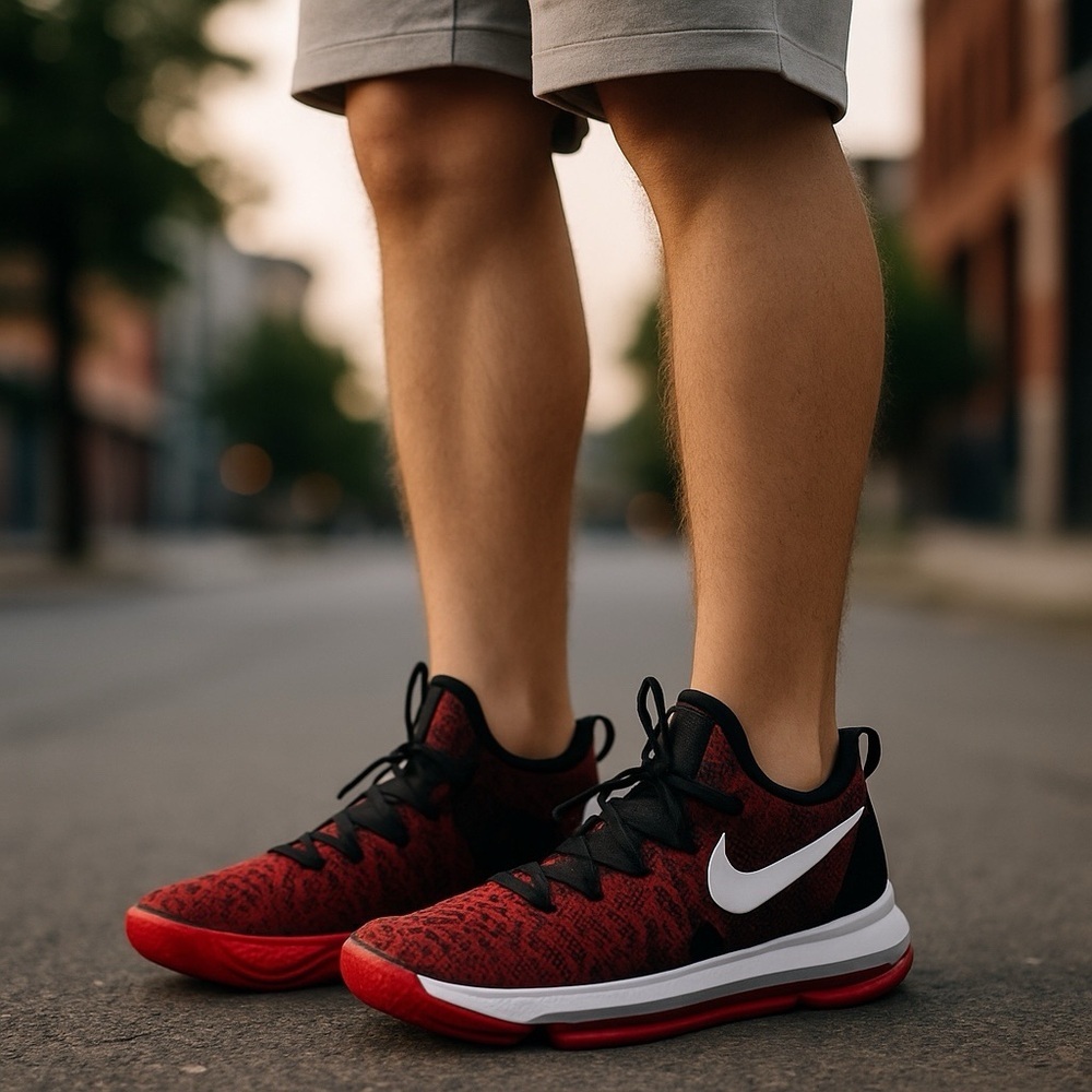 Men's KD 9 Kevin Durant 'University Red' 843392-610 Size 8